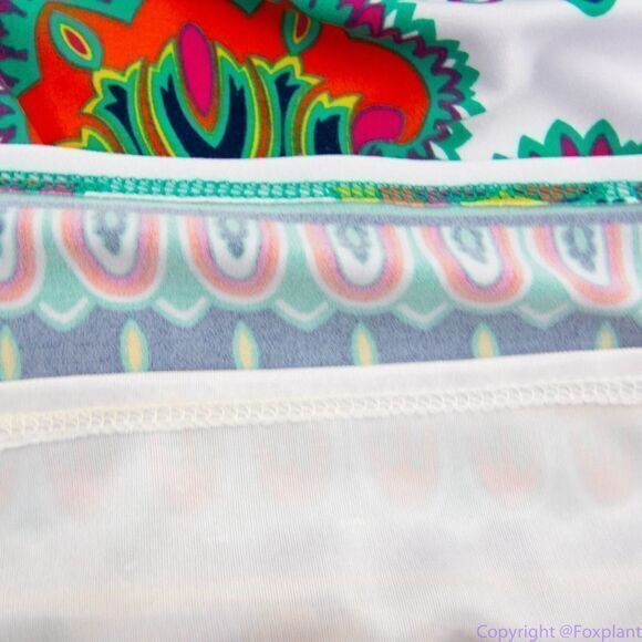 Laundry‎ by Shelli Segal green white floral print dress, women size 4 - Picture 15 of 16